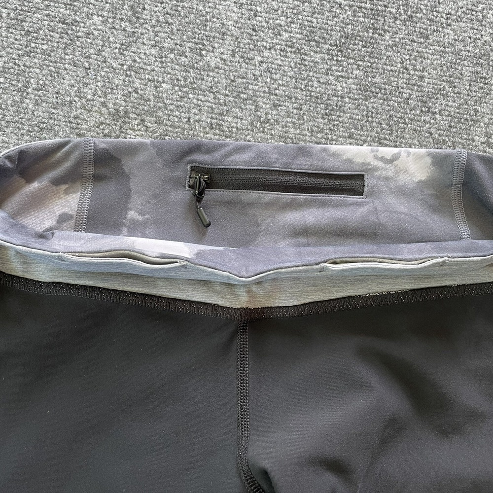 Lululemon Leggings Womens 8 Lulu Pants 30 X 16 Compression Zip Run For It Crop - Picture 12 of 13